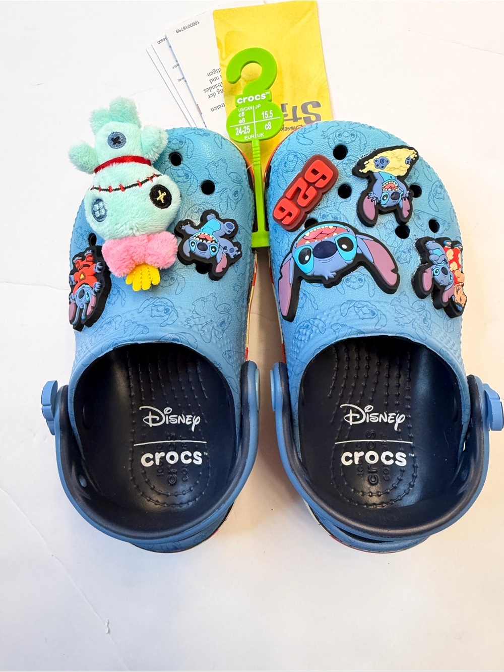 Crocs lilo and stitch & scrump classic clog Disney toddler C8 slip on